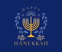 Happy Hanukkah Facebook Post