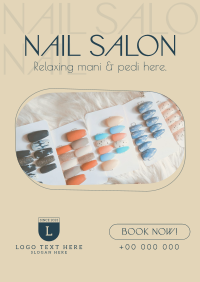 Simple Nail Salon Poster