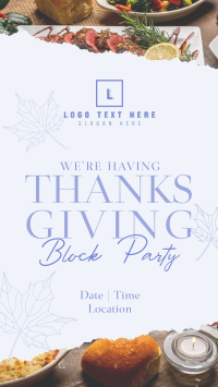 Elegant Thanksgiving Party YouTube Short