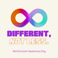 Autism Awareness Infinity Instagram Post