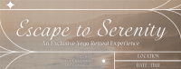 Rustic Yoga Retreat Facebook Cover Image Preview