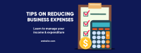 Reduce Expenses Facebook Cover Image Preview