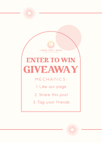 Giveaway Entry Flyer