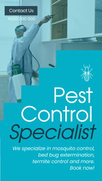 Minimal & Simple Pest Control Instagram Story