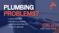 Plumbing Problems Services Animation