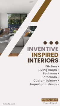 Inventive Inspired Interiors Facebook Story