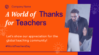 Modern Teachers Day Animation
