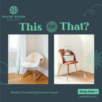 Modern Furnishing Instagram Post Image Preview