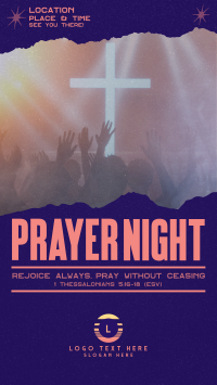 Modern Prayer Night Facebook Story Image Preview