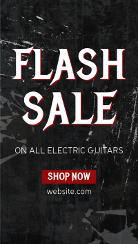 Guitar Flash Sale TikTok Video Design