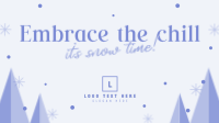 Winter Trees Greeting Animation