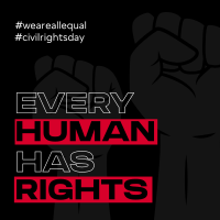 Every Human Has Rights Instagram Post