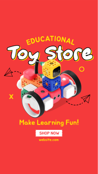 Toy Store Facebook Story example 4