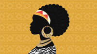 African Culture Women Animation Design