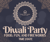 Traditional Diwali Celebration Facebook Post