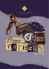 Father's Day Collage Poster Design