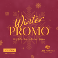 Winter Season Promo Instagram Post