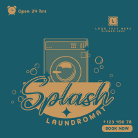Splash Laundromat Instagram Post