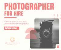 Photographer for Hire Facebook Post