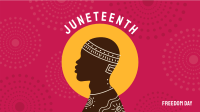 Beautiful Juneteenth Man Zoom Background