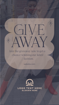 Fashion Giveaway Instagram Reel