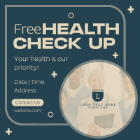 Free Health Checkup Instagram Post