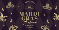 Mardi Gras Festival Facebook Ad