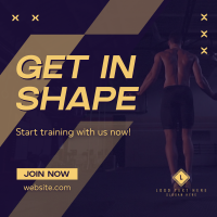 Power Fitness Training Instagram Post Design