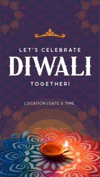 Diwali Pattern Facebook Story