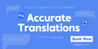 Modern Translation Service Twitter Post