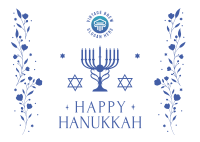 Hanukkah Festival of Lights Postcard
