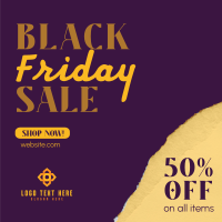 Black Friday Flash Sale Instagram Post Design