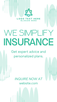 Abstract Simple Insurance Instagram Reel Image Preview