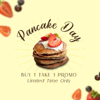 Pancakes & Berries Instagram Post