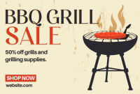 Flaming Hot Grill Pinterest Cover Design