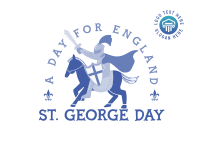 St. George's Day Postcard example 4