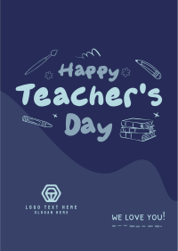 Teachers Day Greeting Poster