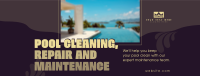 Pool Cleaning Services Facebook Cover Design