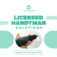 Licensed Handyman Solutions Instagram Post Image Preview