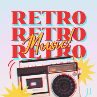 Retro World Radio Instagram Post Design