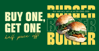 Double Burger Promo Facebook Ad