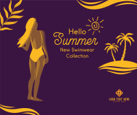 Hello Summer Scenery Facebook Post