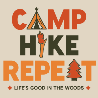 Minimalist Camping T-shirt Image Preview