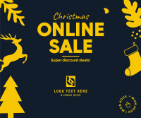 Christmas Online Sale Facebook Post