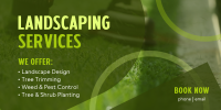 Professional Landscaping Twitter Post