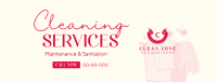 Bubbly Cleaning Facebook Cover Image Preview