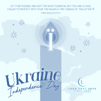 Ukraine Independence Quote Instagram Post