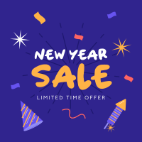 New Year Sale Instagram Post Design