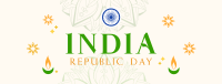 Decorative India Day Facebook Cover