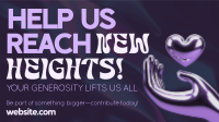 Modern Chrome Fundraising Animation